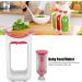 Highly Durable Baby Food Masher - Easy to Clean Blender for Home, School, and Camping (Red) - Buy Online on SooperMarket.com
