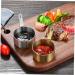 MAGICLULU 5pcs Stainless Steel Sauce Cup Sauce Container Stainless Steel Seasoning Cup Mini Condiments Food Portioner Ketchup Dipping Bowls Sauce Bowl with Handle Pinch Dip Cups Household mediumx5pcs Goldenx5pcs - Buy Online on SooperMarket.com