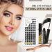 B&Q Eyelash Extension Kit B07 | 72Pcs Individual Lashes | Cluster Lashes DIY Kit with Tweezers and Bond | D-8-16 MIX B 07-Kit - Buy Online on SooperMarket.com
