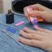 Chumia Mini UV LED Nail Lamp for Gel Nails - Portable Manicure Tool with Nail Cuticle Pusher and Files (Pink) - Buy Online on SooperMarket.com