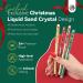 Saviland Christmas Acrylic Nail Brush Set - 4PCS Nail Art Brushes for Acrylic Powder & Liquid Monomer - Glitter Nail Art Tool for Manicure - Women's Gift Set (Size 6/10/12/14) - Buy Online on SooperMarket.com