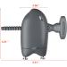 Teamaze Portable Fishing Line Spooler | Adjustable Line Counter for Spinning & Casting Reels | Grey Fish Shape Design - Buy Online on SooperMarket.com