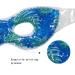 Reusable Gel Eye Mask for Puffiness & Dark Circles - Cooling Eye Ice Pack for Dry Eyes, Headache & Stress Relief (Leaves Design) - Buy Online on SooperMarket.com