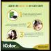 iColor Organic Hair Dye Shampoo - 10 Sachets (Black 25ml) | Permanent Easy DIY Hair Color in 5-15 Minutes - Buy Online on SooperMarket.com