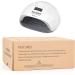 NAILGIRLS 150W UV LED Nail Lamp for Home Salon - Gel Polish Dryer with Timer Presets and Auto Sensor - White - Buy Online on SooperMarket.com