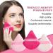 Shop BS-MALL Triangle Powder Puff - Soft Makeup Sponge Set for Loose Powder Body Powder & Foundation - Pack of 7 (A-Pink - Buy Online on SooperMarket.com