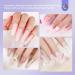 Buy SAVILAND Acrylic Nail Tips & Glue - Half Cover False Nail Tips 10 Sizes for Professional Acrylic Nails | Fast-Dry Nail Glue & Starter Kit - Buy Online on SooperMarket.com