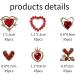RUNRAYAY 30Pcs Heart Nail Charms Red Nail Gems 3D Metallic Nail Rhinestones for Acrylic Nails Designs Shiny Love Crystal Charms for Women Girls Nail Art Supplies Decoration - Buy Online on SooperMarket.com