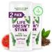 Natural Organic Deodorant Stick with Fig + Green Tea Coconut Oil and Activated Charcoal Aluminum Free Deodorant by Stinkbug Naturals 2.1 Ounce Pack of 2