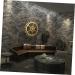 Cabilock 1pc Gear Ornaments Office Decore Wall Gear Wheel Art Wall Decoration Vintage Gear Wall Art Wooden 24X24CM - Buy Online on SooperMarket.com