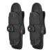 UltraFire Flashlight Flashlight Holder Elastic Nylon Holster with 360 Degree Rotating Belt Clip (Black) 2 Pack