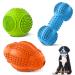 LUKITO Indestructible Dog Toys Dog Toys Indestructible for Dog Birthday Dog Chew Toys for Aggressive Chewers Tough Dog Toys for Medium/Large Dogs Dog Toys for Boredom with Rubber(3 Pack) colourful