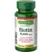 Nature's Bounty Biotin 10000mcg Softgels Promotes Hair Growth Thicker Hair Healthy Skin and Nails Helps body metabolize fats carbohydrates and proteins 120 Count Value SIze