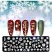 6Pcs Christmas Nail Stamp Plates Set with Various Patterns Snowflake Elk Santa Claus Christmas tree DIY Print Manicure Salon Design Perfect Christmas Nail Decoration for Professional DIY Salon - Buy Online on SooperMarket.com