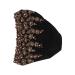 Turban head wrap direct use soft top material hair turbane safe comfortable vintage embroidered as a gift for everyday use (black)