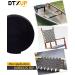 DTXUP Black Polypropylene 1 Inch Webbing Strap - Lawn Chair Replacement, Climbing Straps, DIY Crafting - 10 Yards - Buy Online on SooperMarket.com