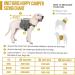 OneTigris Hoppy Camper 2.0 Dog Backpack - Tear-Resistant Hiking & Camping Pack for M/L Size Dogs (Large Grey) | International Shipping Available - Buy Online on SooperMarket.com