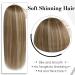 Buy Laavoo Clip-In Real Hair Extensions | Brown Balayage Ombre & Golden Blonde #8/16/8 - 7pcs 105g 50cm - Buy Online on SooperMarket.com