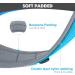 Joytale Softly Padded Neoprene Dog Collar for Large Dogs - Nylon Reflective Wide Collar in Baby Blue (Size L 1 Pack) - Buy Online on SooperMarket.com