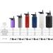 IRON FLASK Sports Water Bottle 40oz - Leak Proof Insulated Stainless Steel with 3 Lids - Midnight Black - Buy Online on SooperMarket.com
