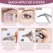 Buy 4D Magnetic Eyelashes Without Eyeliner | Reusable Dual Magnetic Lashes with Applicator - Easy to Wear & Natural Look - Buy Online on SooperMarket.com