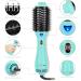 Parwin Pro Beauty One-Step 4-in-1 Hair Dryer Brush - 1000W Hot Air Brush for Styling, Volumizing, Straightening - Green 4 - Buy Online on SooperMarket.com