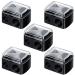 5 Pack Make up Pencil Sharpener 2 Holes Dual Pencil Sharpener Professional Multi-Sized Eyebrow Pencil Sharpener Cosmetic Pencil Sharpener for Lip Liner Eyebrow Pencil Eyeliner Pencils