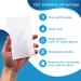 100 Count Disposable Magic Sponge Eraser Sheets - Thin Nano Cleaning Wipes for Hard-to-Reach Places - Buy Online on SooperMarket.com