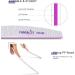 Canvalite 100 Professional Nail Files - Double-Sided Grit 100/180 Acrylic Gel for Manicure & Pet Care - 100PCs Lune - Buy Online on SooperMarket.com