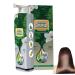 1PC Natural Plant Hair Dye Bubble Plant Hair Dye Plant Based Hair Dye for Gray Hair Coverage Hair Color for Men Women Hair Dyeing Cream Gentle Safe for Scalp & Hair Brown 100ml.