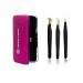 Crystal Lashes tweezers set 3 pieces with case