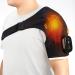 AFDEAL Cordless Shoulder Heating Pad  Heated Shoulder Brace with Vibration  Heating Shoulder Wrap with 3 Vibration and Temperature Settings  LED Display Black