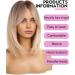 WOKESTAR Blonde & Dark Roots Bob Style Wig for Women - Heat Resistant Synthetic Hair - Buy Online on SooperMarket.com