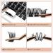 Lash Clusters DIY Eyelash Extensions 72 Pcs D Curl 8-16mm | Thin Stem Individual Cluster Lashes for Self-application | Reusable Wisps (H-02 D Curl 8-16mm) - Buy Online on SooperMarket.com