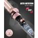 4-in-1 Interchangeable Automatic Rotating Curling Iron & Thermal Brush Set - Pink | Instant Heat 410 F for Effortless Curls - Buy Online on SooperMarket.com