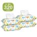 HAPPY BUM Sensitive Water Baby Diaper Wipes - Hypoallergenic, Unscented (320 Wipes) - Buy Online on SooperMarket.com