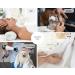 12 White Economy Bath Towels Bulk - 24x48 Inch, Cotton Blend for Softness - Commercial Grade, Easy Care - Buy Online on SooperMarket.com