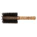 Ibiza Hair Professional Round Boar Hair Brush (EX Series)  Lightweight with Reinforced Bristles & Cork Handle  Add Texture & Shine for Medium to Long Hair 1 Count (Pack of 1)
