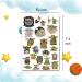 Cute Alien Temporary Tattoos - Perfect for Kids' Alien Theme Birthday Parties and Baby Showers! - Buy Online on SooperMarket.com