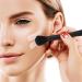 Nose Makeup Brush - U-Shaped Double Ended Contour Brush for Precise Blush & Highlight | 2-in-1 Puffy Makeup Tool for Beginners & Professionals | All Black - Buy Online on SooperMarket.com