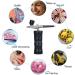 Kydelty Rechargeable Mini Airbrush Kit with Compressor for Makeup, Tattoo, Nail Art - Portable Handheld Air Brush for Face Paint and Model Painting - Buy Online on SooperMarket.com