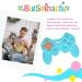 BigSpinach Baby Game Controller Teether Toy - Silicone Teething Toy for Gamer Parents & Kids - Cool Gaming Stuff (Blue+Black) - Buy Online on SooperMarket.com