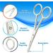 SMI Round Tip Nose Hair and Beard Scissors with Pouch - Small Grooming Scissors - Buy Online on SooperMarket.com
