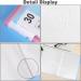 UPINS A3 Diamond Painting Storage Book 2Pack - 30 Pages Portfolio Presentation Folder for Diamond Art Kits - Clear Pockets - 11.8 X 15.7 inches - Blue and Pink - Buy Online on SooperMarket.com