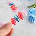 10PCs Transparent Nail Art Tips Display Stand | Double-Sided Adhesive Tape | Acrylic Strip Display for Home & Salon Use | DIY Nail Accessories - Buy Online on SooperMarket.com