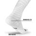 Nxtrnd XTD Scrunch Football Socks - Extra Long Padded Sport Socks for Men & Boys | White, Large - Buy Online on SooperMarket.com