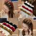 Kolarmo Retro Double-Layered Braided Hair Clips - 3 Pack Hollow Hair Bands for Women & Girls | International Shipping - Buy Online on SooperMarket.com