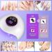 LadyMisty 72W UV LED Nail Lamp Light Dryer | 18 Beads | 3 Timer Setting | LCD Touch Display | Auto Sensor | Professional Nails | White - Buy Online on SooperMarket.com