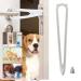 Large Cat Door Holder Latch, Cat Door Alternative Installs Fast Flex Latch Strap Let's Cats in and Keeps Dogs Out of Litter & Food No Need for Baby Gate and Pet Door Installs Keep Babaies Safe Large-1pcs