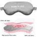 Kenneth Cole Satin Eye Mask - Eyeshade with Elastic Strap Blocks Light Like A Boss and Gets You The Best Night's Sleep Ever Grey - Buy Online on SooperMarket.com